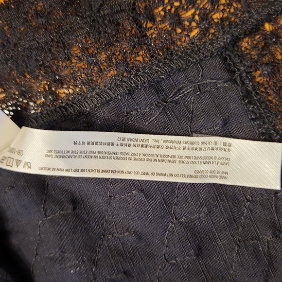 Free People, NWT,  Women's Top,  Size Medium,  Black, gold beads - Picture 11 of 11